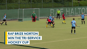 RAF Brize Norton seizes tri-service Hockey Cup title