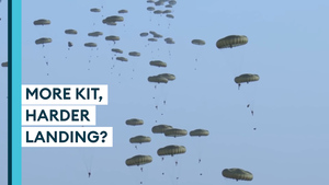 The New Parachute Allowing Troops To Carry Extra Weapons