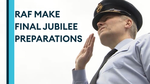 RAF personnel complete final jubilee preparations