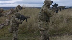 5 SCOTS Conducts Section Attack Drills During Live-Fire Training