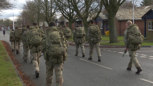 4 SCOTS Return To Work In Catterick After Afghanistan Deployment