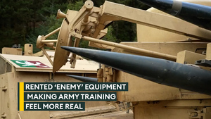 Farmer provides 'enemy' tanks to make Army exercises more realistic