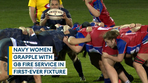 Navy women concede win to GB Fire Service in enthralling first fixture