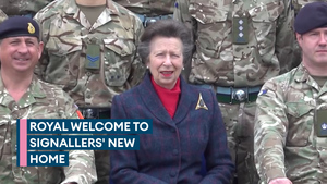 Princess Royal opens new Nato communications facility for 280 Signal Squadron
