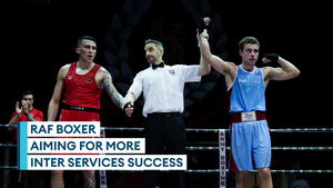 RAF boxer ready to defend his title at the Inter Services
