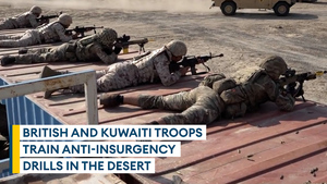 Iron Shield: UK and Kuwait strengthen their skills in the desert