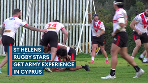 St Helens rugby league stars face military challenges in Cyprus with 1 LANCS