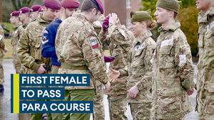 'Trailblazer' Army Officer becomes first female to pass Para Course