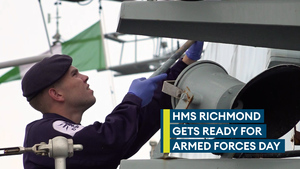 HMS Richmond sets sail to lead Armed Forces Day 2023