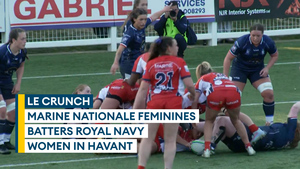 Royal Navy women suffer heavy defeat by Marine Nationale