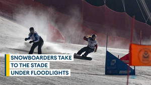 Snowboarders shine in exciting Parallel Slalom runs in the Stade