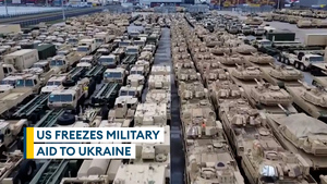 Immediate freeze on US lethal aid shipments to Ukraine 