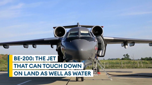 Land or water no problem for the jet-powered Be-200
