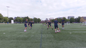 UKAF Men's Football Team Start New Regime With Training Ahead Of Kentish Cup