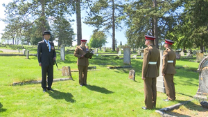 Wreaths Laid At Graves Of Bandsmen Killed By IRA