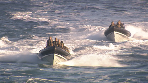 Specialist Commandos Complete Board And Search Training With HMS Tamar