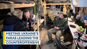 On the ground with the Ukrainian paras who stormed into Kursk