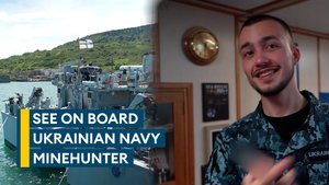 On board Cherkasy: Ukraine's former Royal Navy minehunter