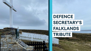 Ben Wallace pays tribute to veterans of the Falklands conflict