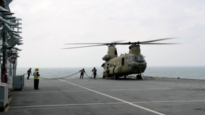 Navy Helicopters Fly Sorties Into Honduras Following Storms