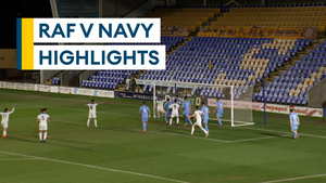 Brilliant Navy come from behind to beat RAF