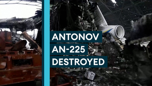 Ukrainian MP's 'we will rebuild' message after world's largest aircraft destroyed