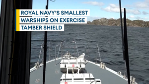 Small ships having a big impact on Ex Tamber Shield