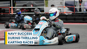 Royal Navy pair dominate round two of the UK Armed Forces karting championship at Ellough Park