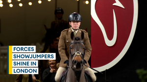 Military showjumpers have their big moment | Forces Sport | 6 January