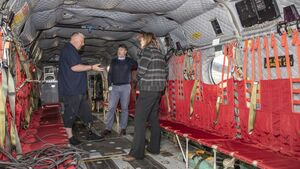 RAF Dog Handler Reunited With Chinook Crew That Saved His Life
