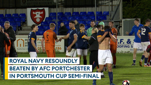 Royal Navy men dumped from Portsmouth Cup by AFC Portchester