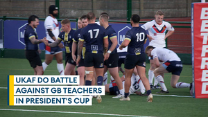 UKAF struggle against GB Teachers in President's Cup tie