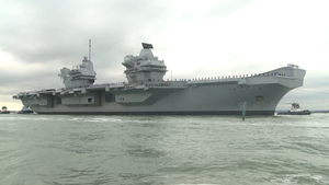 HMS Prince Of Wales: Aircraft Carrier Arrives In Portsmouth For First Time