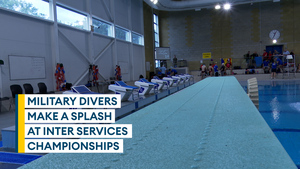 Army and RAF enjoy success at Inter Services Diving Championships