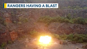 Ranger Regiment practises demolition skills in Somerset