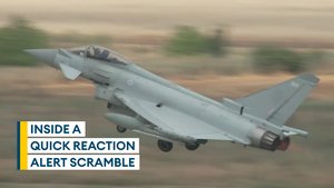 How a Quick Reaction Alert scramble works