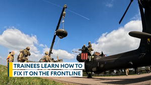 How a damaged Apache gets recovered and repaired