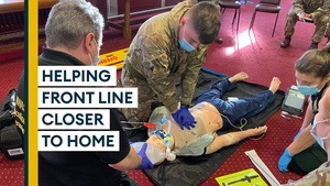Military personnel put through paramedic training to relieve staff shortage pressure