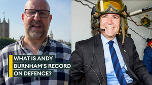 What are Andy Burnham's views on the Armed Forces and the UK's defence? 