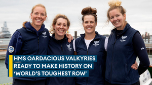 Oardacious Valkyries taking on World's Toughest Row