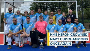 HMS Heron win second-consecutive Royal Navy Hockey Cup title