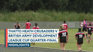 British Army development team score stunning try but lose League Cup quarter-final