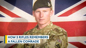 Paying tribute to a fallen warrior - The Rifles way
