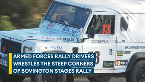 Military rally drivers jumpstart season at Bovington Rally