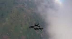 Watch These Forces Skydivers Show Off Parachute Skills Over Wiltshire