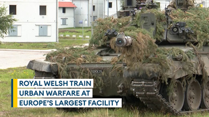 Royal Welsh battlegroup trains in urban warfare at Europe's largest battle town 