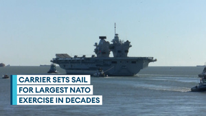 HMS Prince of Wales sets sail for Nato's Exercise Steadfast Defender after delay