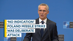 NATO chief says 'no indication' Poland missile strike was deliberate attack