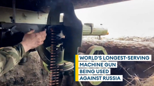 Ukraine: The world's longest-serving machine gun being used on the frontline