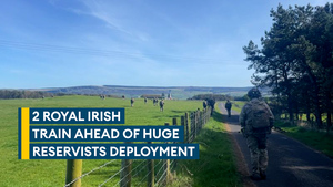 2 Royal Irish train for largest deployment of Army Reservists in 30 years